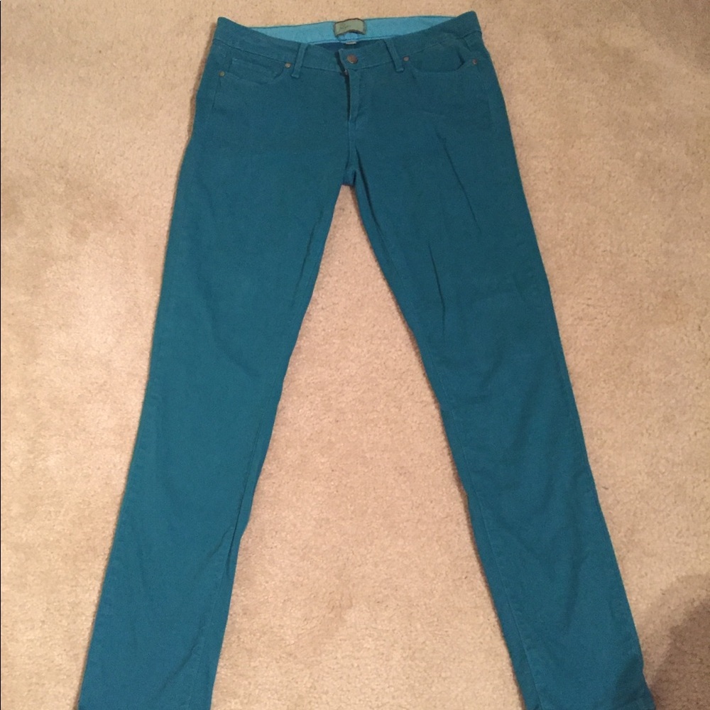 Paige Teal Jeans